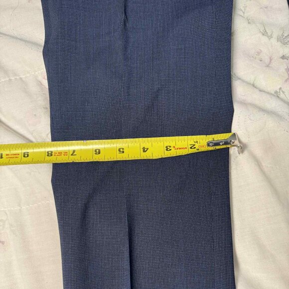 Calvin Klein Navy Blue Wool Two-Piece Suit - 36R & 30x30 - Picture 11 of 12
